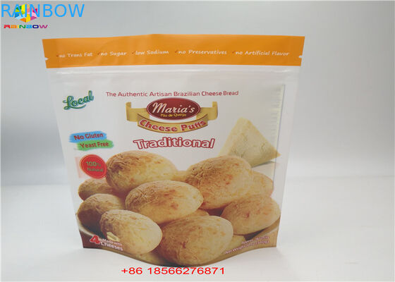 El papel de aluminio empaqueta las bolsas plásticas que empaquetan el lado tres sellado con el Ziplock superior