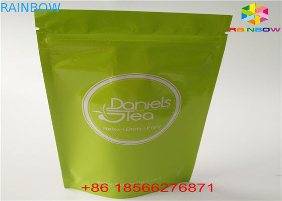 El papel de aluminio empaqueta las bolsas plásticas que empaquetan el lado tres sellado con el Ziplock superior