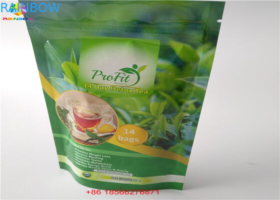 El papel de aluminio empaqueta las bolsas plásticas que empaquetan el lado tres sellado con el Ziplock superior