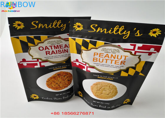 Las muescas Ziplock del rasgón a prueba de humedad se levantan los bolsos de aluminio del paquete de día de la bolsa para el bocado