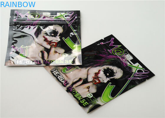 Bolsos de empaquetado del Ziplock de Mylar del cartucho de Vape de la hoja del holograma del incienso herbario del SGS mini