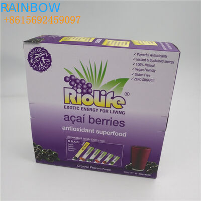 Cajas de presentación contrarias de empaquetado de la cartulina de imprenta de la caja de encargo del papel para la barra de chocolate