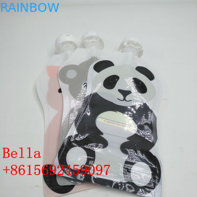 Bebidas Agua potable Bolsas de chorro Embalaje Bolsas de logotipo personalizado Sellado térmico