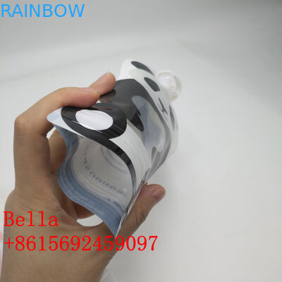 Bebidas Agua potable Bolsas de chorro Embalaje Bolsas de logotipo personalizado Sellado térmico