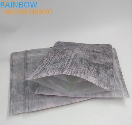 La categoría alimenticia se levanta el final mate de la hoja de encargo plástica de los bolsos de la bolsa para el embalaje del té