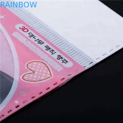 La impresión de Opp/de Cpp modificó el bolso de plástico transparente para requisitos particulares de empaquetado promocional para el cosmético