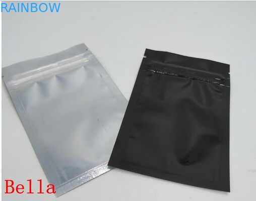 La cerradura coloreada claro de empaquetado cosmética mate delantera de la cremallera de Mylar de la hoja del bolso compone el paquete del cepillo