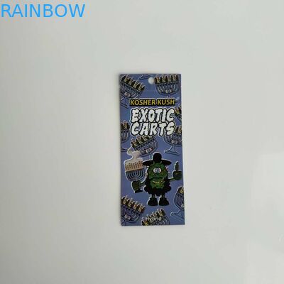 Bolsas plásticas reutilizables que empaquetan el bolso exótico de Mylar de la extremidad del oro de los carros con el Ziplock