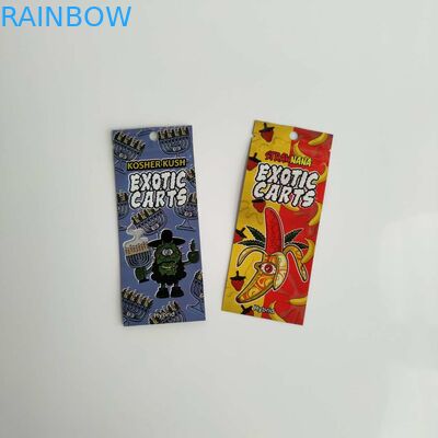 Bolsas plásticas reutilizables que empaquetan el bolso exótico de Mylar de la extremidad del oro de los carros con el Ziplock