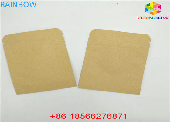 La bolsa modificada para requisitos particulares reutilizable de la comida de las bolsas de papel se levanta la prueba Ziplock del olor con la ventana