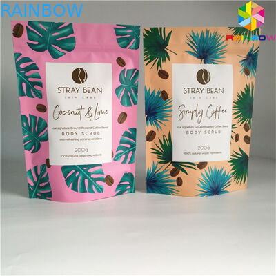 la aduana su propio logotipo que imprime el bolso de empaquetado del papel de aluminio con la bolsa inferior de la parte inferior del bolso del escudete empaqueta el foilbag claro de la cremallera