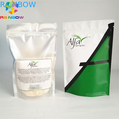 la aduana su propio logotipo que imprime el bolso de empaquetado del papel de aluminio con la bolsa inferior de la parte inferior del bolso del escudete empaqueta el foilbag claro de la cremallera