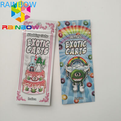 Bolsas plásticas del cartucho de Vape que empaquetan bolsos de Mylar de los carros exóticos de Mario los mini