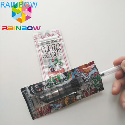 Bolsas plásticas del cartucho de Vape que empaquetan bolsos de Mylar de los carros exóticos de Mario los mini