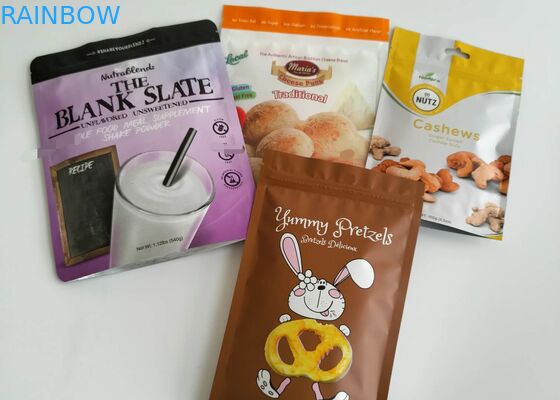 El almacenamiento del sello de vacío de Superfood Moringa de la infusión del papel de aluminio empaqueta el logotipo de encargo de la impresión