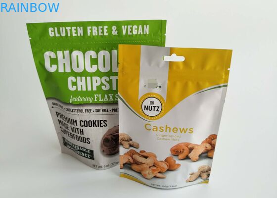 De encargo levántese la galleta deliciosa de la bolsa que empaqueta la impresión lacrable del fotograbado de la bolsa de plástico