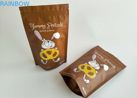 Bolsas plásticas de la comida de pescados del papel de aluminio que empaquetan la impresión del fotograbado con la cremallera