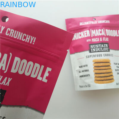 Bolso plástico del bocado del SGS que empaqueta el logotipo de encargo Mylar Doypack para las patatas fritas/las galletas