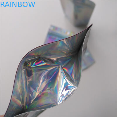 Bolsos transparentes del holograma de la comida del café del bolso olográfico comestible plástico del maquillaje