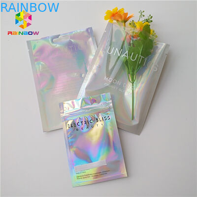 Mini bolsos Ziplock de Mylar, cartucho exótico de Vape de los carros del acondicionamiento de los alimentos de Mylar olográfico