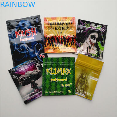 Las pequeñas bolsas plásticas Gummies comestible del incienso herbario llevan el bolso de los caramelos de Frogies