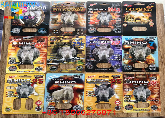 Aduana de papel plegable R7-5000 R7-3000 del aumento de la ampolla del embalaje masculino de la tarjeta