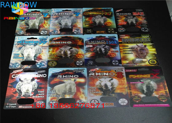 Aduana de papel plegable R7-5000 R7-3000 del aumento de la ampolla del embalaje masculino de la tarjeta