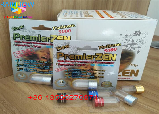 Aduana de papel plegable R7-5000 R7-3000 del aumento de la ampolla del embalaje masculino de la tarjeta