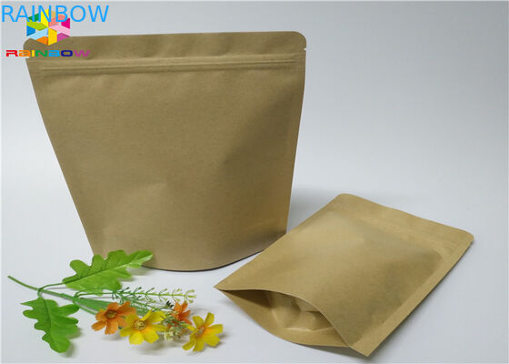 Kraft modificó el Ziplock de empaquetado de la ventana para requisitos particulares de los snacks del azúcar del arte de la nuez de las bolsas de papel