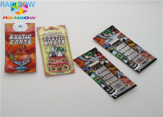 Tamaño de encargo de la bolsa del acondicionamiento de los alimentos de las bolsas de plástico de la cerradura de la cremallera del papel de aluminio con la muesca del rasgón