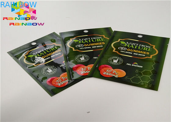 Tamaño de encargo de la bolsa del acondicionamiento de los alimentos de las bolsas de plástico de la cerradura de la cremallera del papel de aluminio con la muesca del rasgón