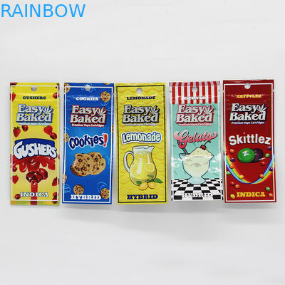 Bolsas plásticas exóticas de Vape que empaquetan el bolso de la promoción del sabor del cartucho para el acondicionamiento de los alimentos