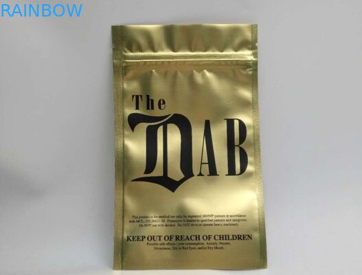 La cerradura de la cremallera se levanta la bolsa mate de aluminio de empaquetado de la bolsa para las semillas del paquete de comida