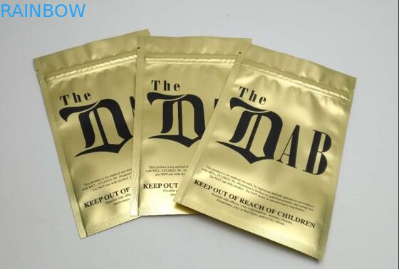 La cerradura de la cremallera se levanta la bolsa mate de aluminio de empaquetado de la bolsa para las semillas del paquete de comida