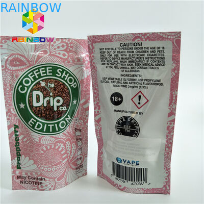 El empaquetado material laminado de las bolsas plásticas Ziplock se levanta bolsos con una válvula de la manera