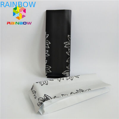 El escudete del lado del papel de Kraft se levanta las bolsas del café, impresión de encargo sellada de las bolsas de plástico