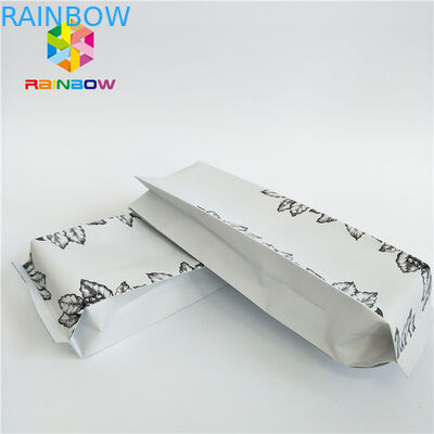 El escudete del lado del papel de Kraft se levanta las bolsas del café, impresión de encargo sellada de las bolsas de plástico