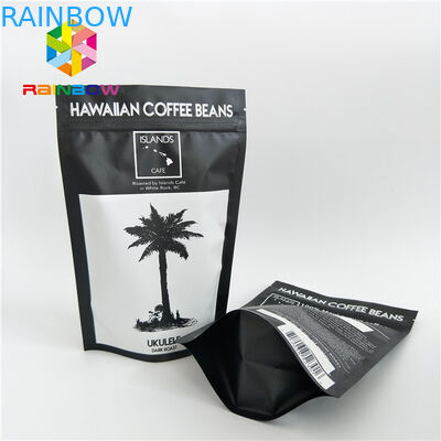 Bolsas plásticas de la nuez del té del polvo que empaquetan la impresión de encargo del papel de aluminio con la válvula