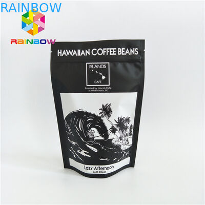 Bolsas plásticas de la nuez del té del polvo que empaquetan la impresión de encargo del papel de aluminio con la válvula