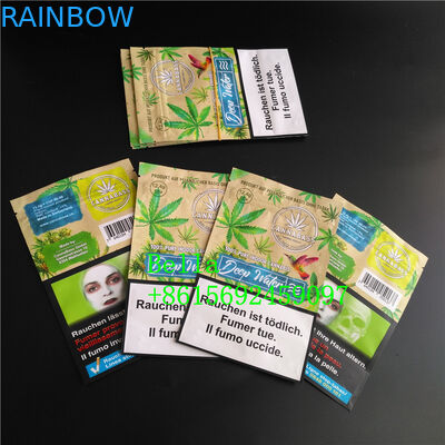 La ventana clara se levanta la impresión de encargo de la bolsa de la cremallera para el empaquetado de la infusión de hierbas CBD Powerfood