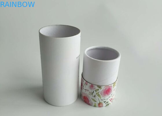Cartulina de papel impresa aduana de los cosméticos de las cajas de papel del cilindro para embalar