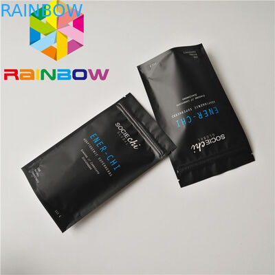 La categoría alimenticia material se levanta el bolso de polvo cónico de Moringa de la bolsa de la cremallera con el trazador de líneas de la hoja