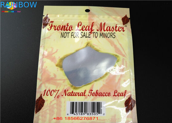 Bolsita de aluminio laminada bolsos plásticos de Packa de la ampolla de CBD GUMMIES con la ventana