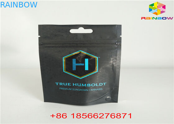 Bolsita de aluminio laminada bolsos plásticos de Packa de la ampolla de CBD GUMMIES con la ventana