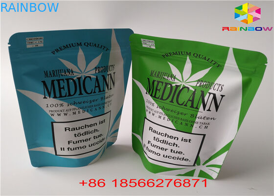 Bolsita de aluminio laminada bolsos plásticos de Packa de la ampolla de CBD GUMMIES con la ventana