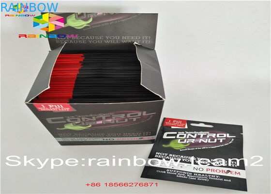 El papel de aluminio de la cremallera de la prueba del niño se levanta el polvo del azúcar de Packingfor del cartucho de la bolsa CBD/