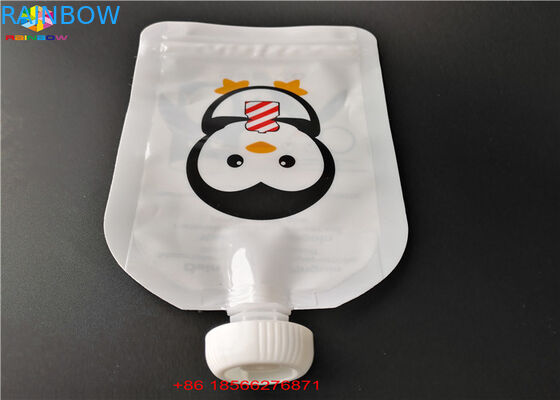 Los bolsos del canalón de FDA/SGS que empaquetan el papel de aluminio se levantan los bolsos para la comida/la bebida líquidas