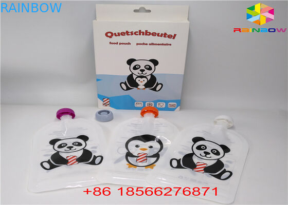 Los bolsos del canalón de FDA/SGS que empaquetan el papel de aluminio se levantan los bolsos para la comida/la bebida líquidas