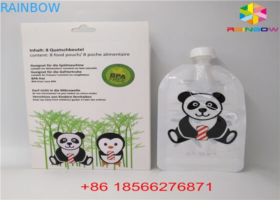 Los bolsos del canalón de FDA/SGS que empaquetan el papel de aluminio se levantan los bolsos para la comida/la bebida líquidas