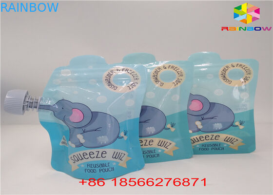 Los bolsos del canalón de FDA/SGS que empaquetan el papel de aluminio se levantan los bolsos para la comida/la bebida líquidas